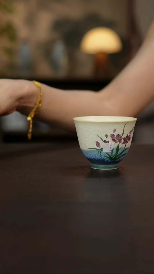 杯景德镇陶瓷杯碗柴烧多人