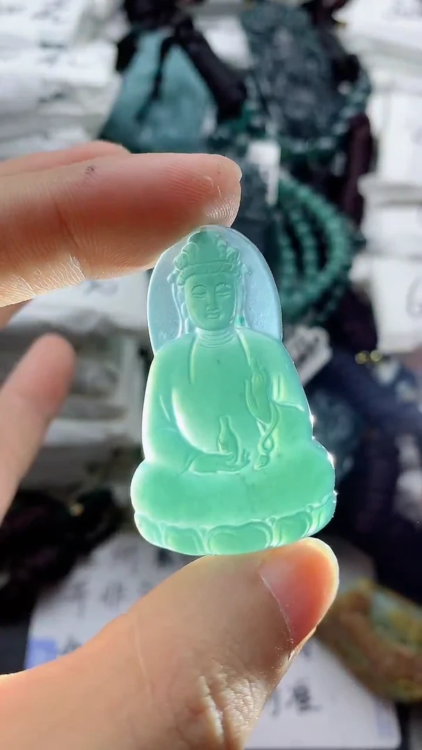 翡翠未镶嵌颈饰8888888888888