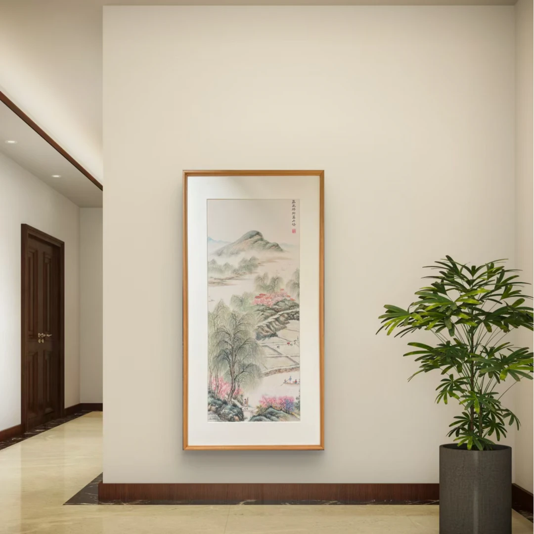 【春风杨柳万千条】客厅茶社书房餐厅玄关卧室 新中式挂画装饰画