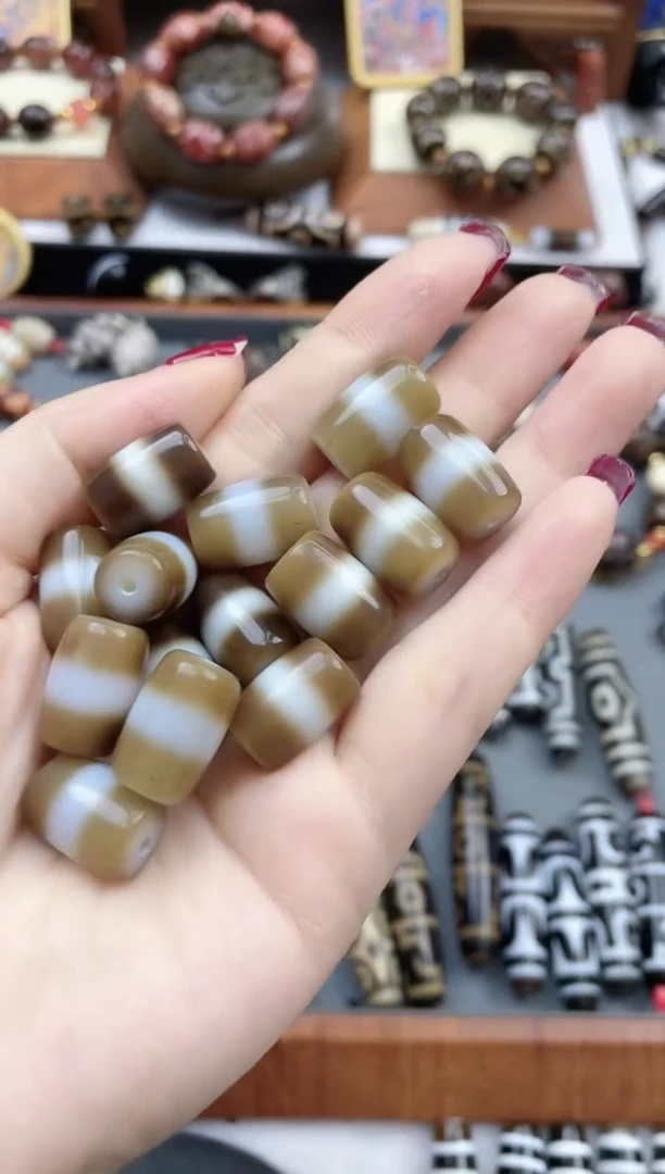 【闪购商品】玛瑙/玉髓珠珠未镶嵌药师单珠多样性发1个