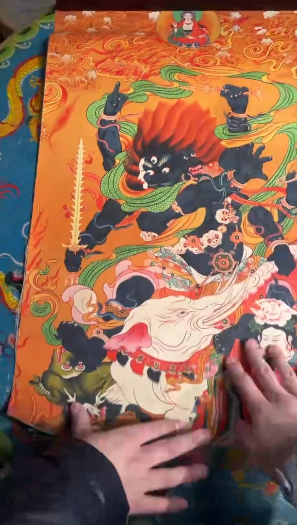 卷轴画卷轴画奥奥的唐卡