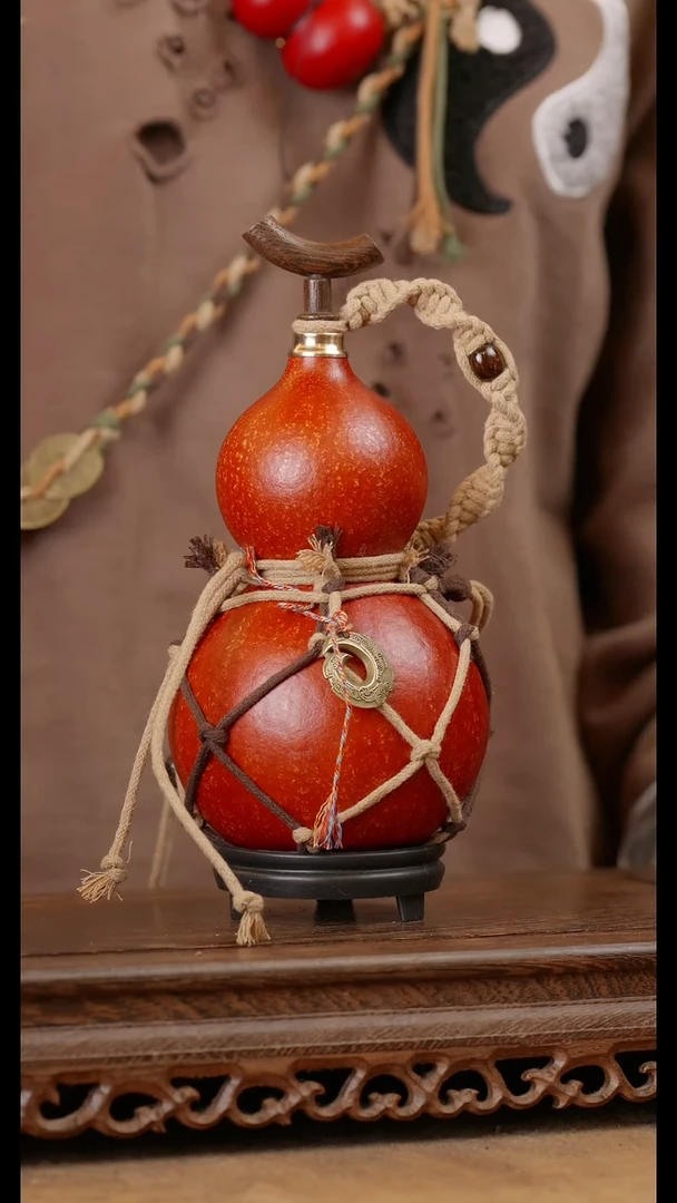 46号精品天然大漆酒葫芦一物一拍~