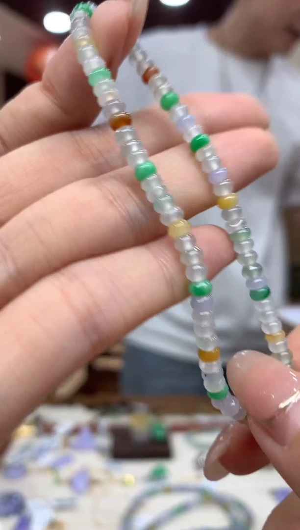 未镶嵌手串翡翠手串