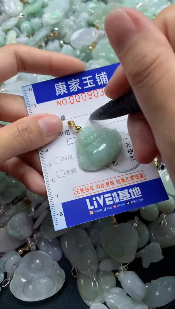 颈饰未镶嵌翡翠9037