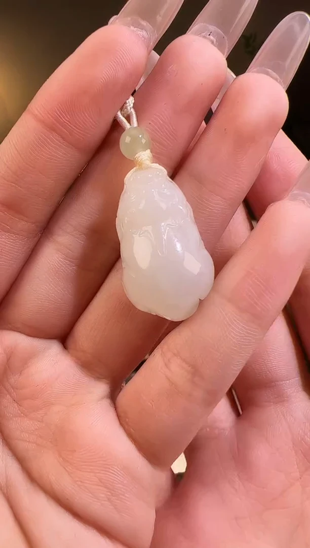 【闪购商品】和田玉颈饰未镶嵌貔貅 多样性发3082