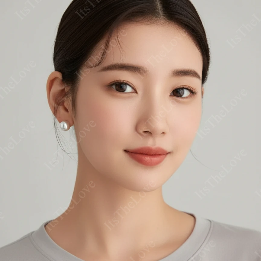 足银仿珍珠耳饰 足银999珍珠耳钉正圆强光镜面无暇百搭通勤日常