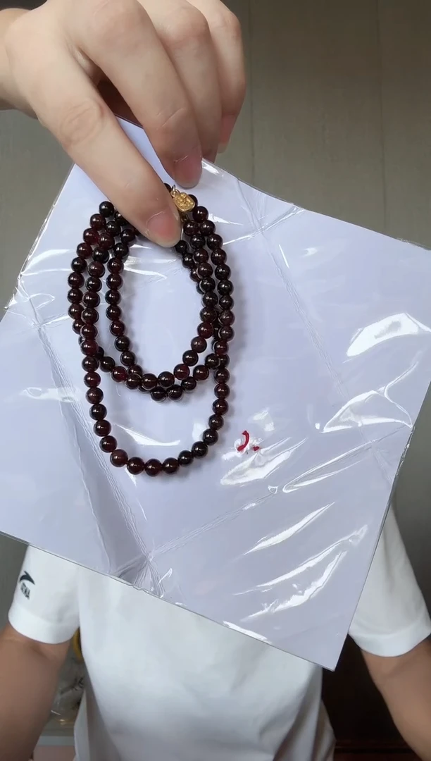 未镶嵌颈饰石榴石石榴石多圈手链卡5-6MM多样性发一件