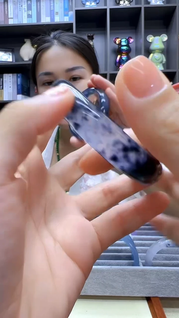 高货水墨diy劲饰正圈手镯