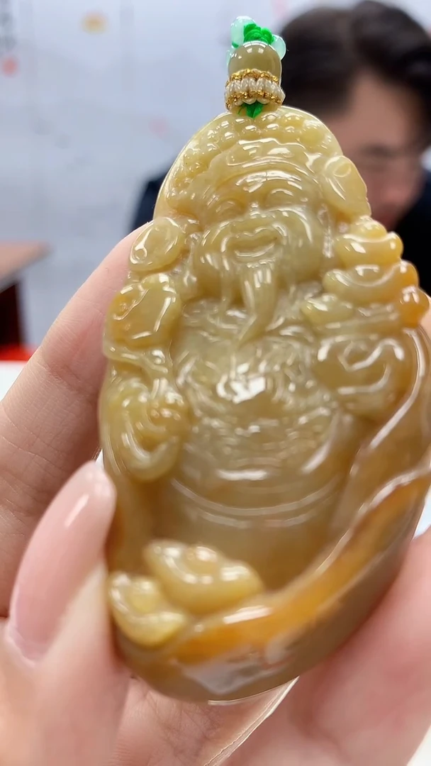 定制翡翠未镶嵌5060xx-毛货挂件62