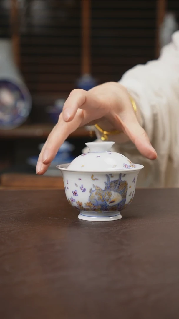 杯景德镇陶瓷杯碗柴烧多人
