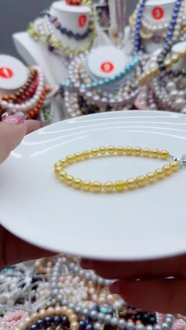 淡水珍珠未镶嵌颈饰1