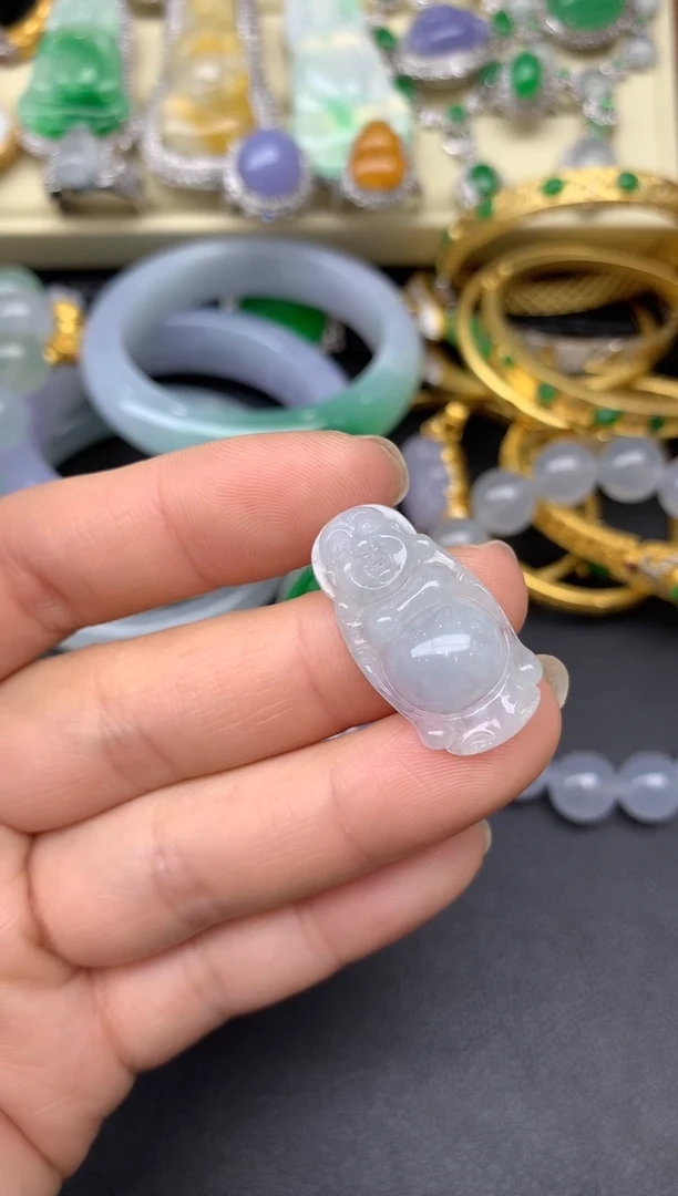 颈饰未镶嵌翡翠103-雪姐翡翠天天见