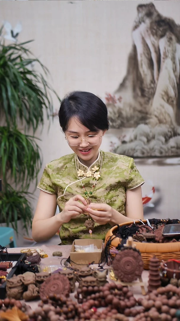 木墨*香身丸六角花＋喜子纹单珠  铃兰花提溜 活扣款
