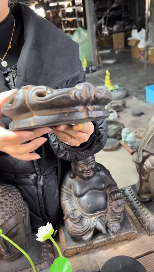 陶土【火山泥】金箍坛底座