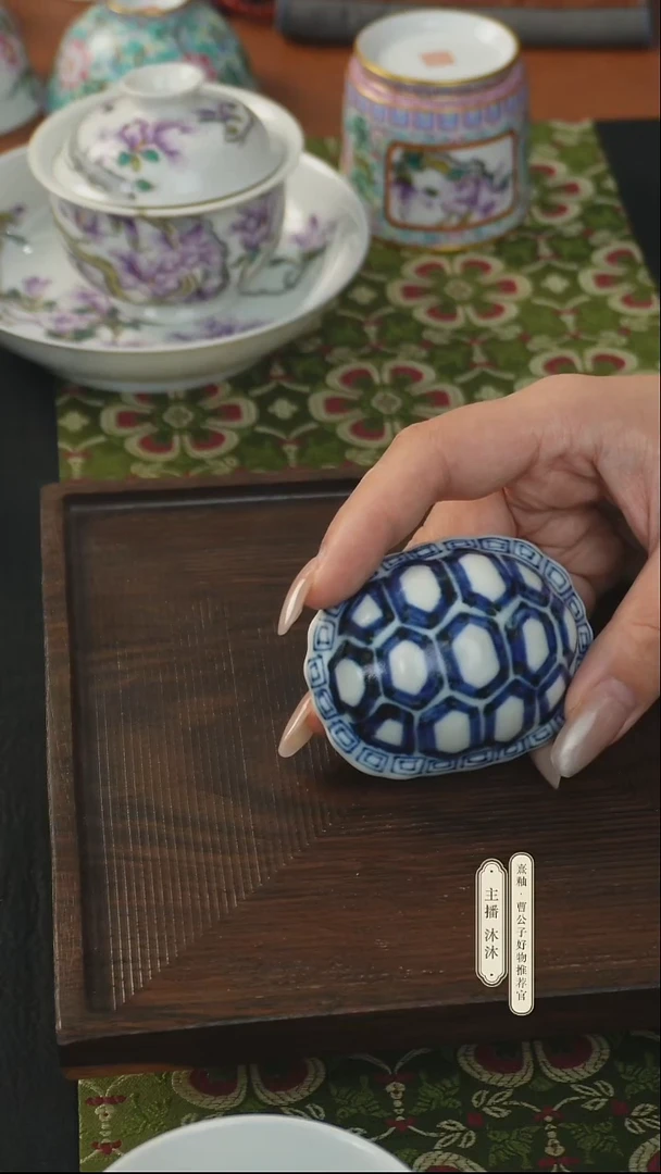 景德镇陶瓷摆件龟背