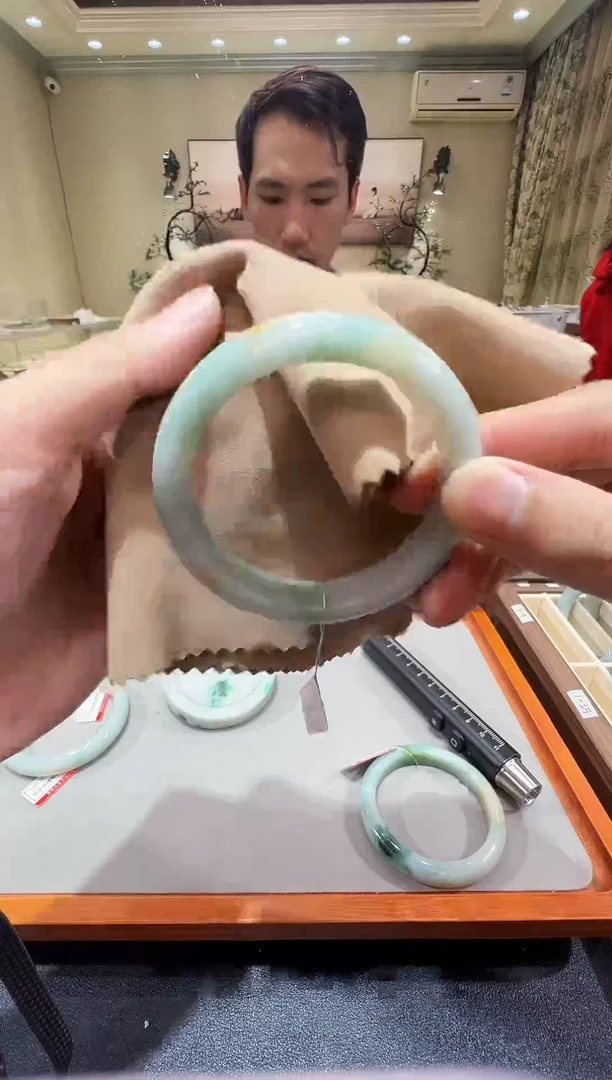 纯天然缅甸A货翡翠手镯55-56mm-1-68号