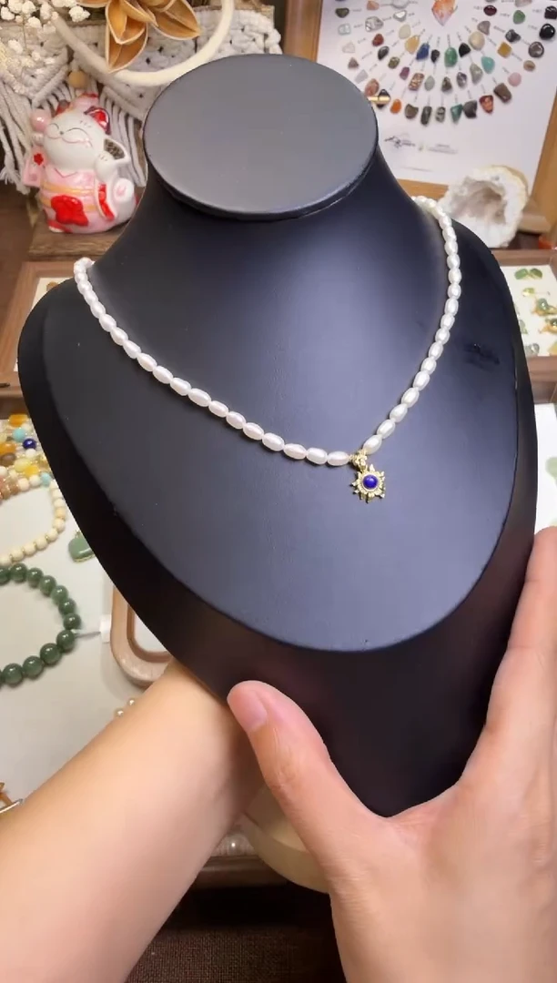 水晶摆件未镶嵌项链