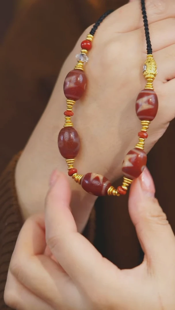 【闪购商品】玛瑙/玉髓项链未镶嵌多样性发一