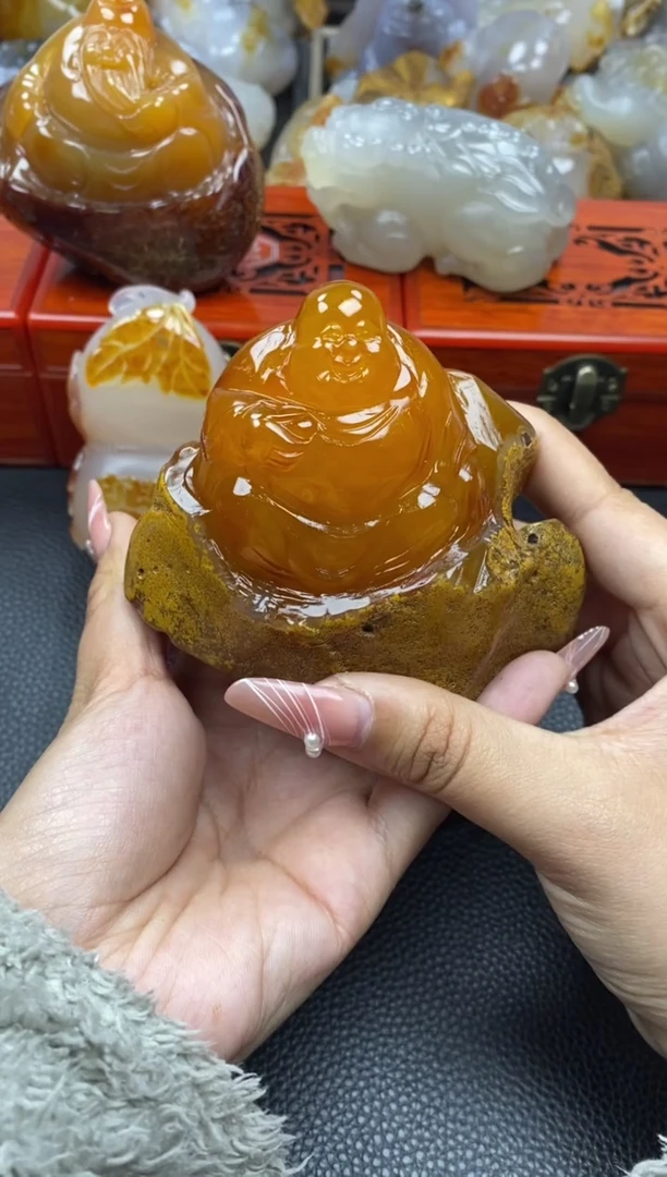 【闪购商品】玛瑙/玉髓摆件未镶嵌00