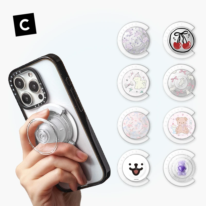 CASETiFY 透明3D气囊支架 MagSafe磁吸支架新