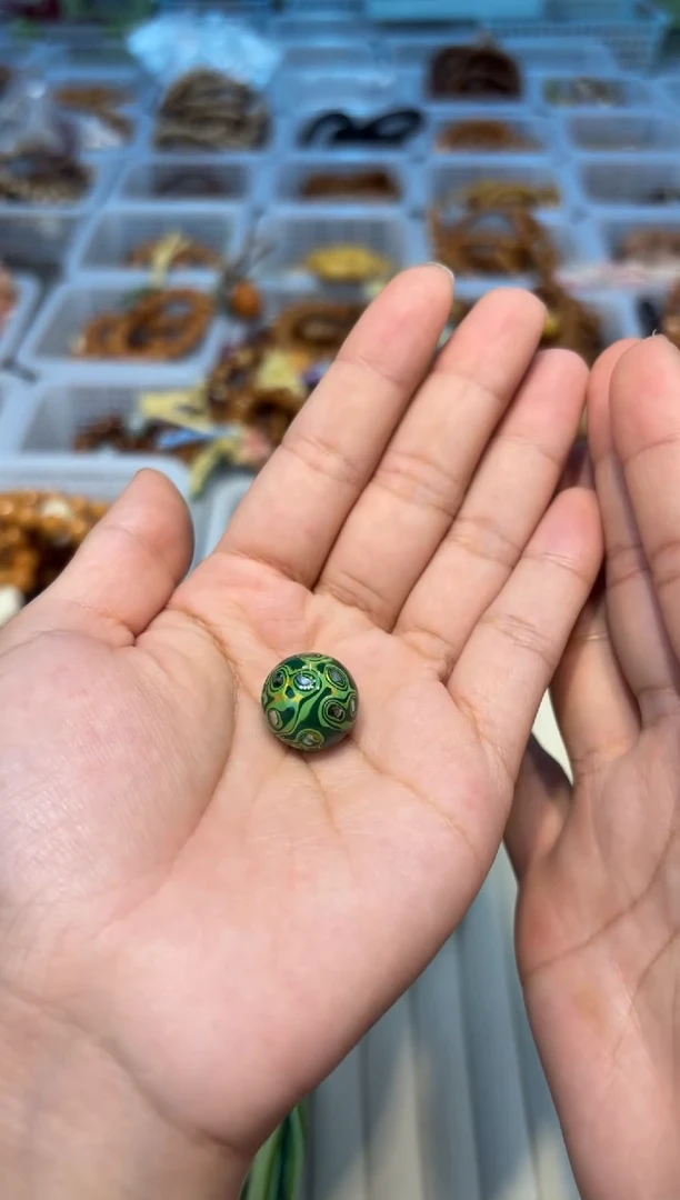 吊坠白玉菩提B****a大漆珠