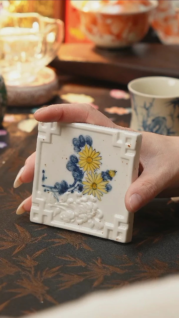 杯景德镇陶瓷杯碗柴烧多人