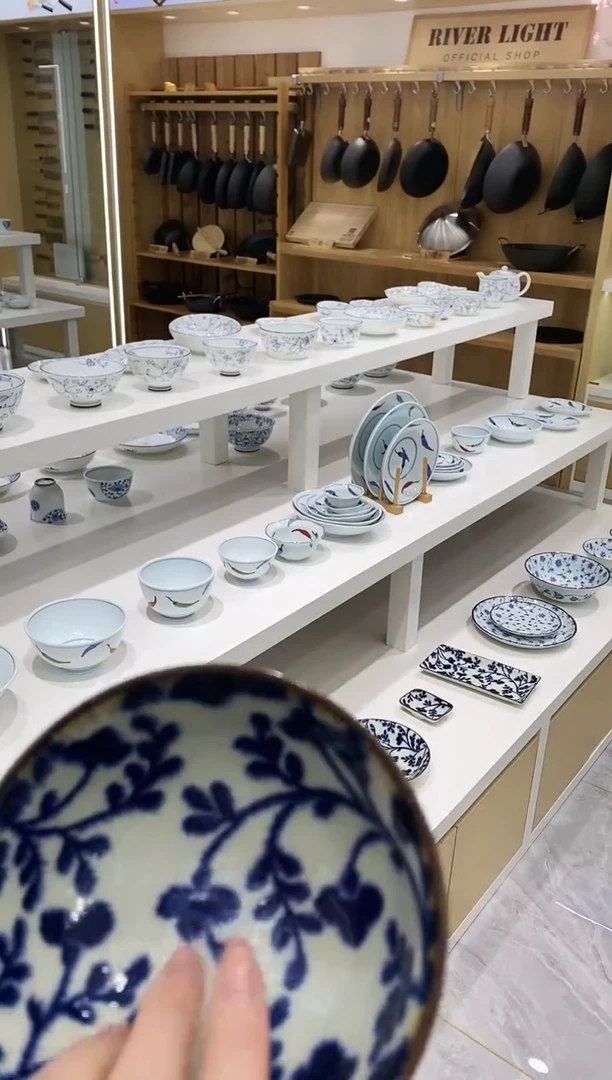 陶瓷绒唐草饭碗TZRC1201