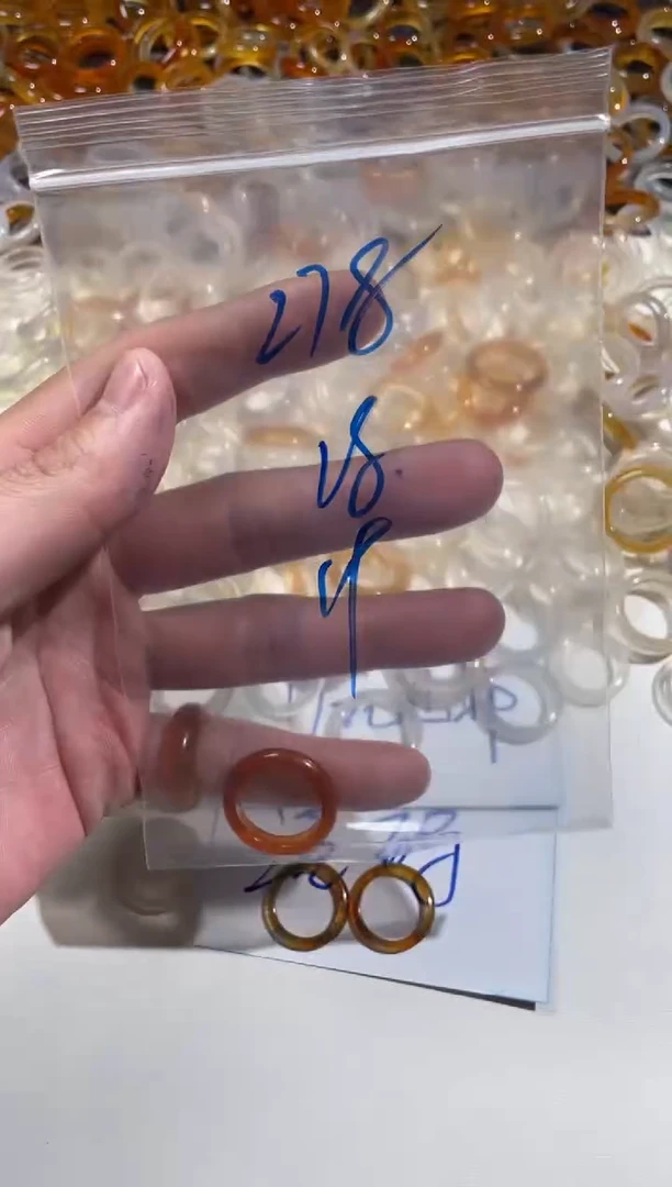 【闪购商品】玛瑙/玉髓戒指未镶嵌278