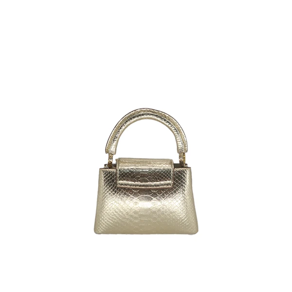 【刘金牙2026定制女包】3138S-1彩色蛇皮小方包定制手提款女包H020