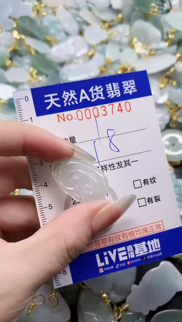 颈饰未镶嵌翡翠天然A货翡翠