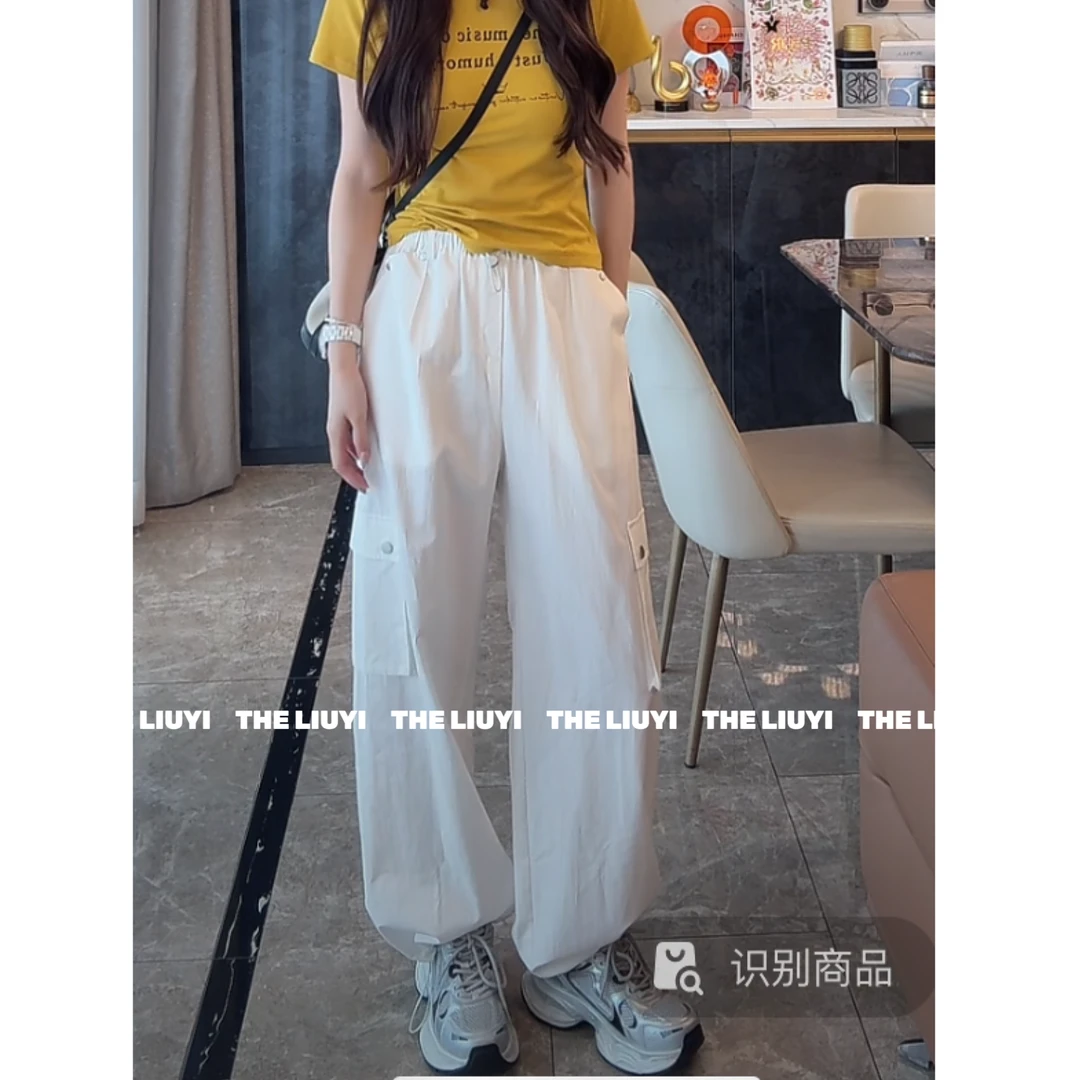 【LIUYI】伞兵裤~可束脚百搭时髦直筒工装裤52277