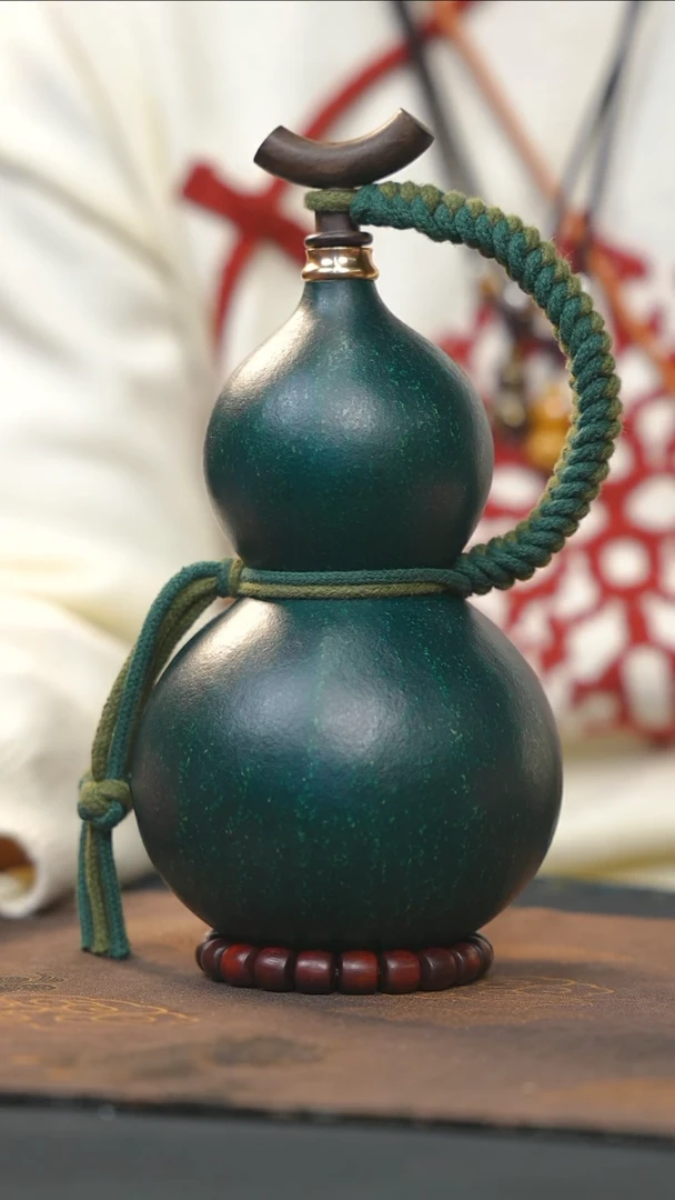 【闪购商品】RN252大漆酒葫芦不包手串及旋转底座