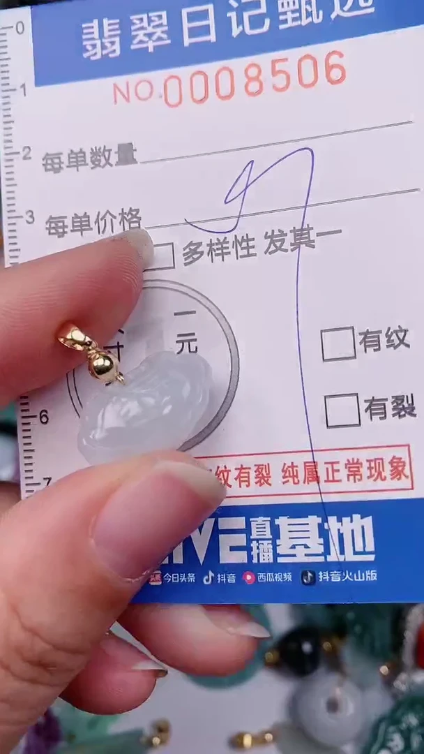 【闪购商品】翡翠颈饰未镶嵌00008506