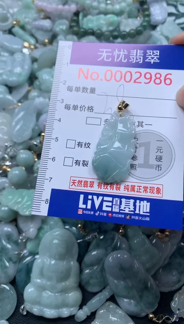 颈饰未镶嵌翡翠2986