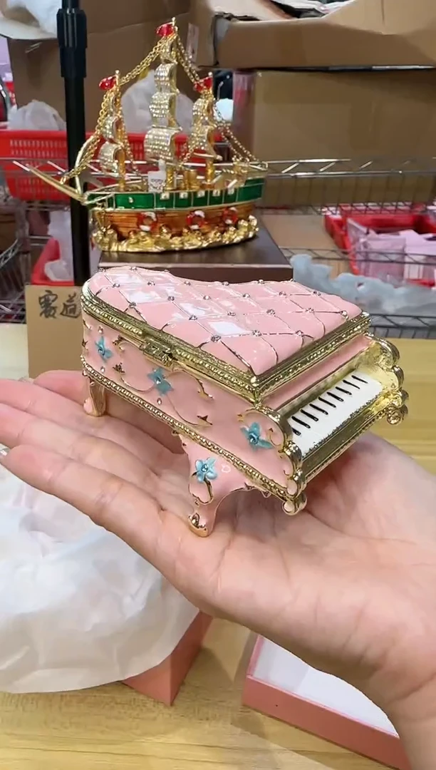 【闪购商品】茶宠珐琅首饰盒摆件AD101