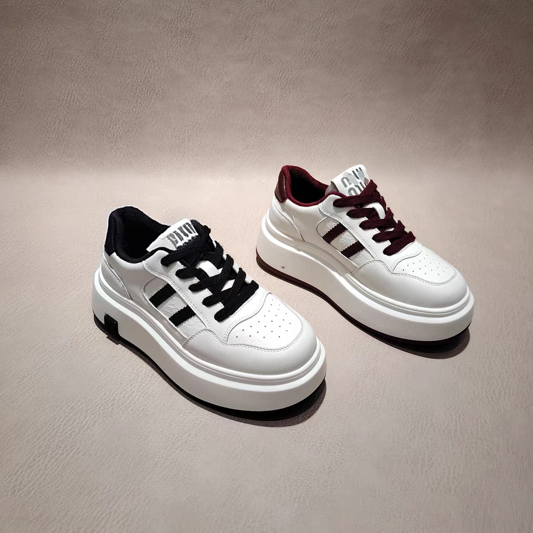 春季新款厚底小白鞋时尚百搭休闲女鞋W888-5