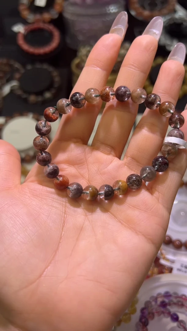 未镶嵌手串水晶四季幽灵8mm+