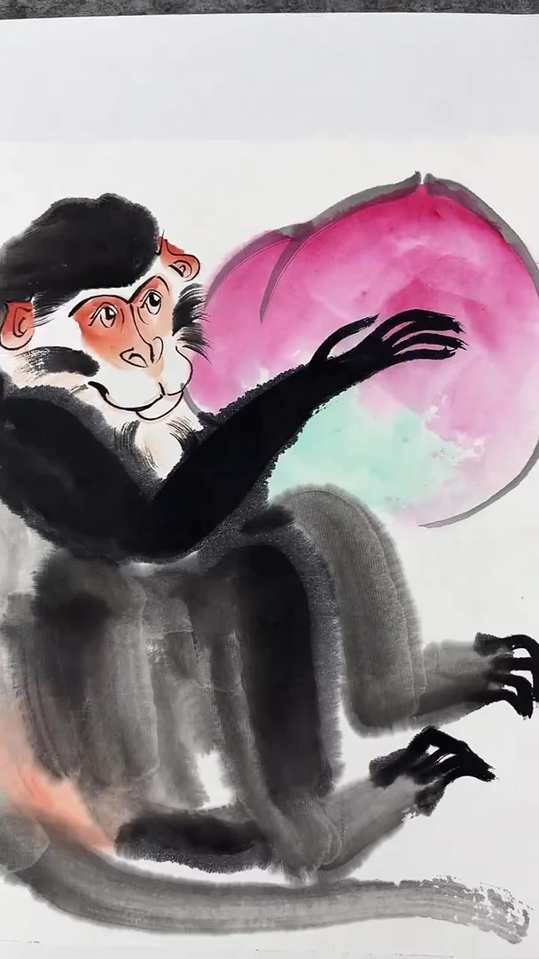 国画王冠人-1平尺-写意