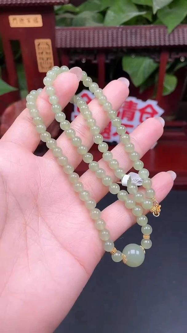 颈饰未镶嵌和田玉项链TC52