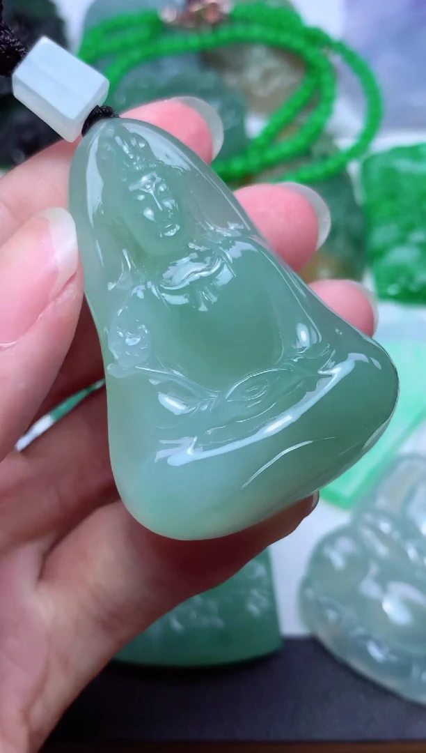 翡翠未镶嵌颈饰天然翡翠