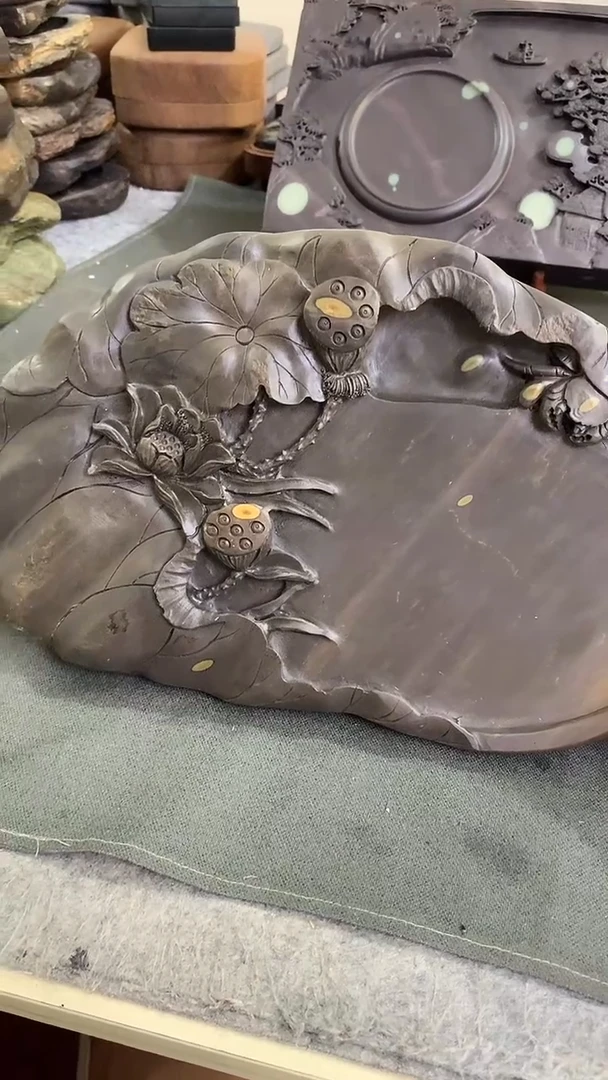 广东端砚原石砚台