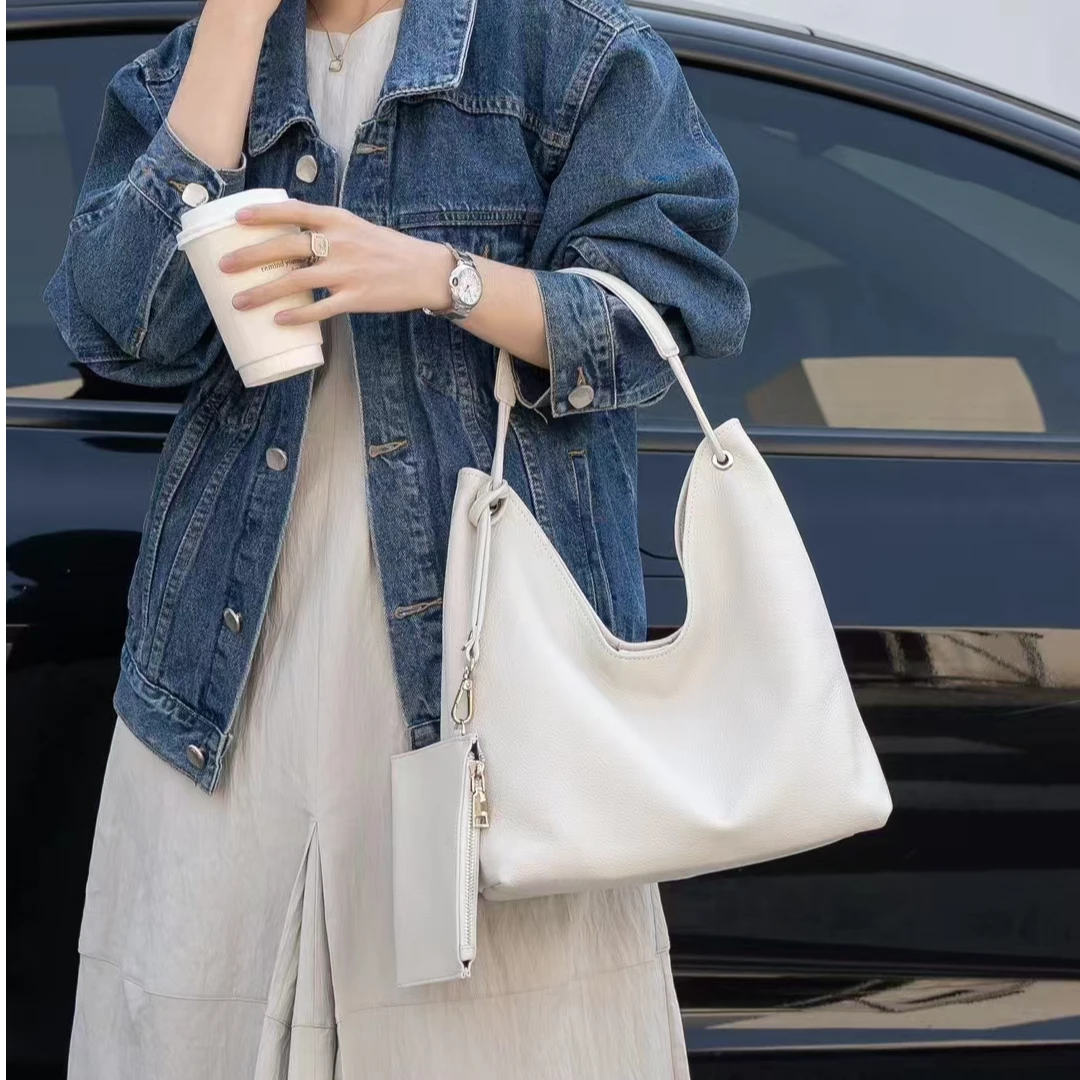 单肩大包包女包2025新款时尚包真皮女包大