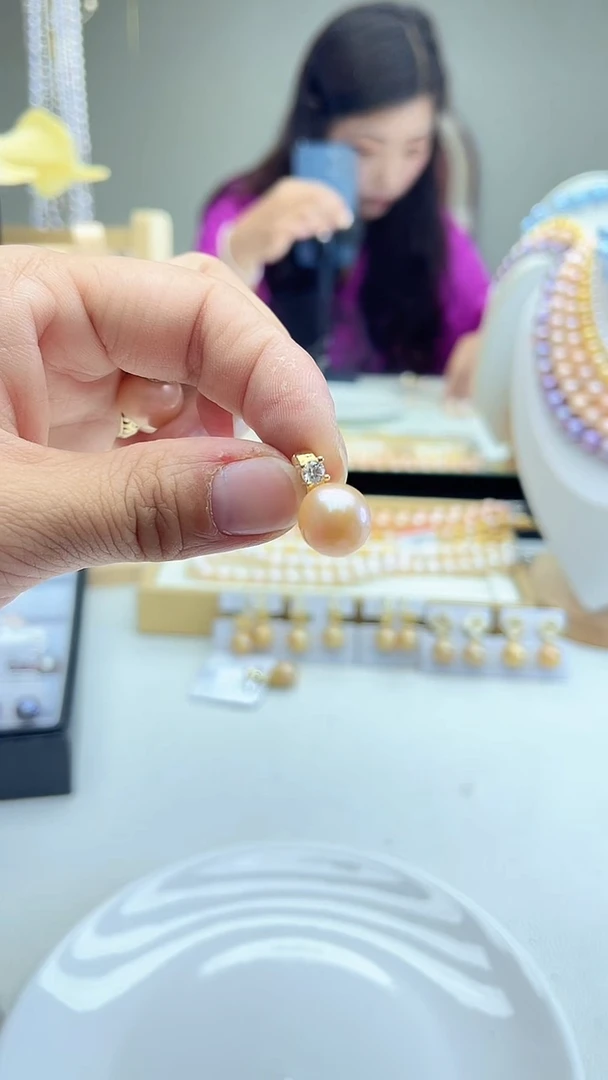 国红色系12mm+吊坠