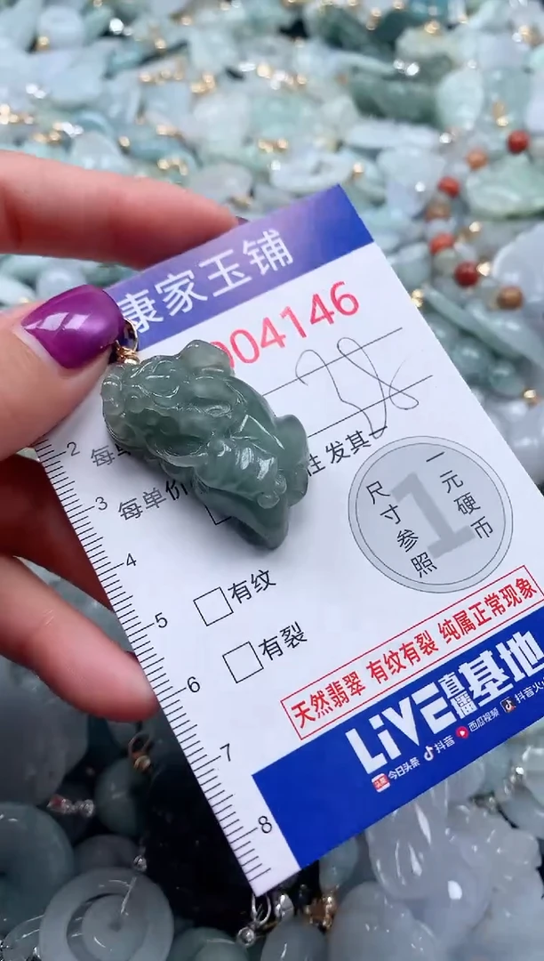 颈饰未镶嵌翡翠4146