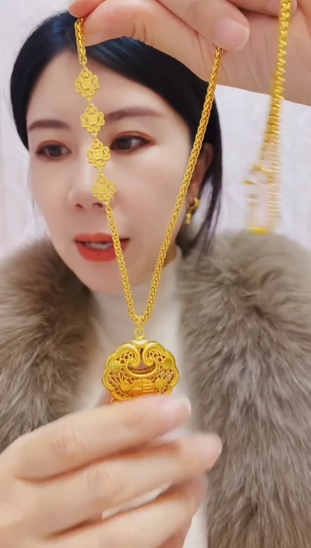 合金无028四叶草毛衣链套装