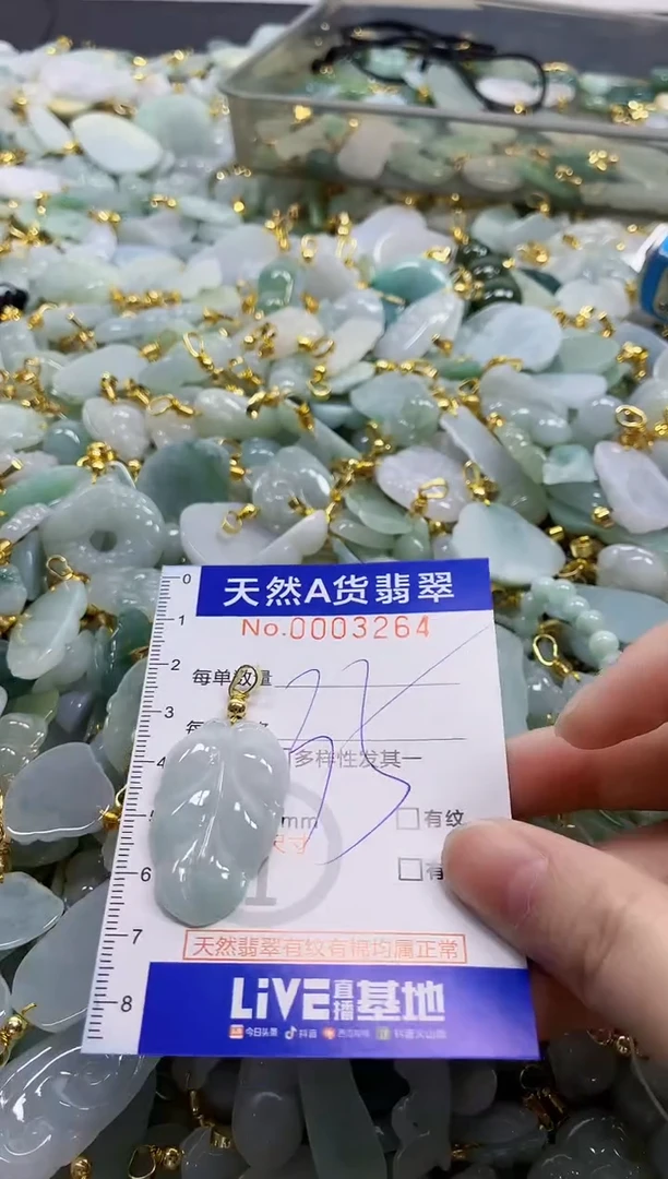 颈饰未镶嵌翡翠天然A货翡翠