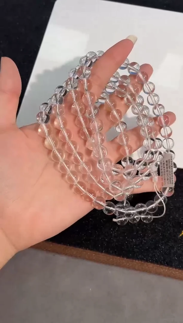 未镶嵌颈饰水晶7号A+白水晶108颗9mm