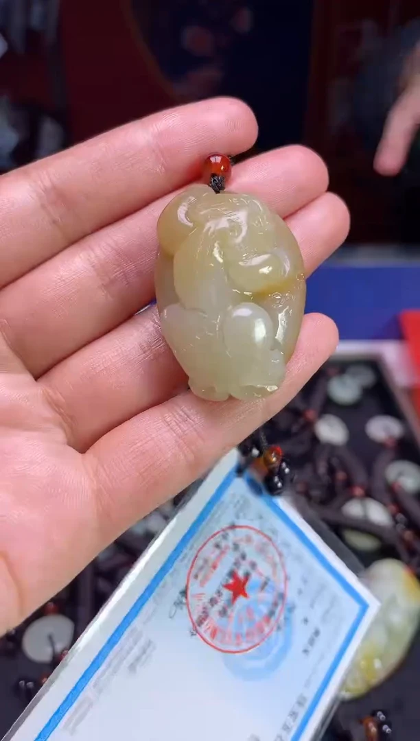 颈饰未镶嵌和田玉123