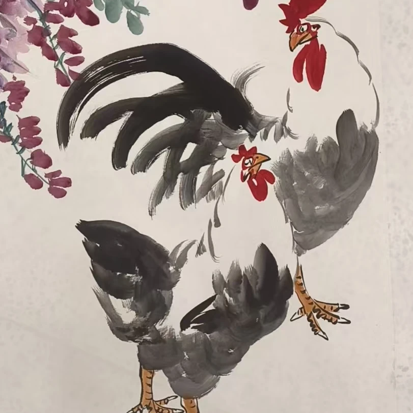 橱窗展示/山艺文化/ 崔晓军老师/宣纸国画/带证书（展示）