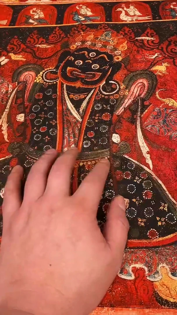 装裱画精美唐卡tk16304